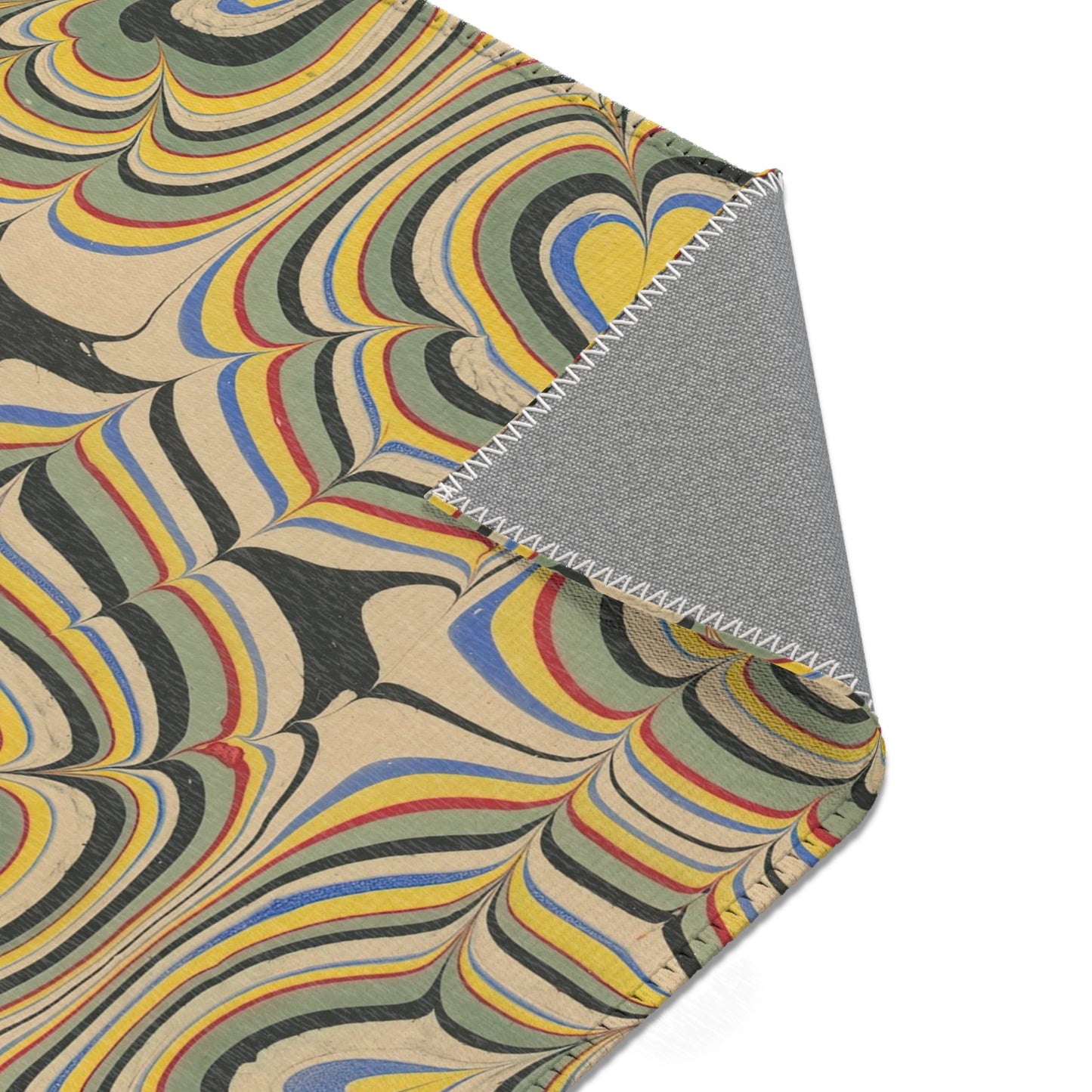 Marmorpapier (1900 - 1921) Rug | Franz Weisse - - 36" × 24" - 