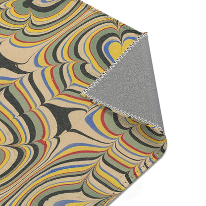 Marmorpapier (1900 - 1921) Rug | Franz Weisse - - 36" × 24" - 