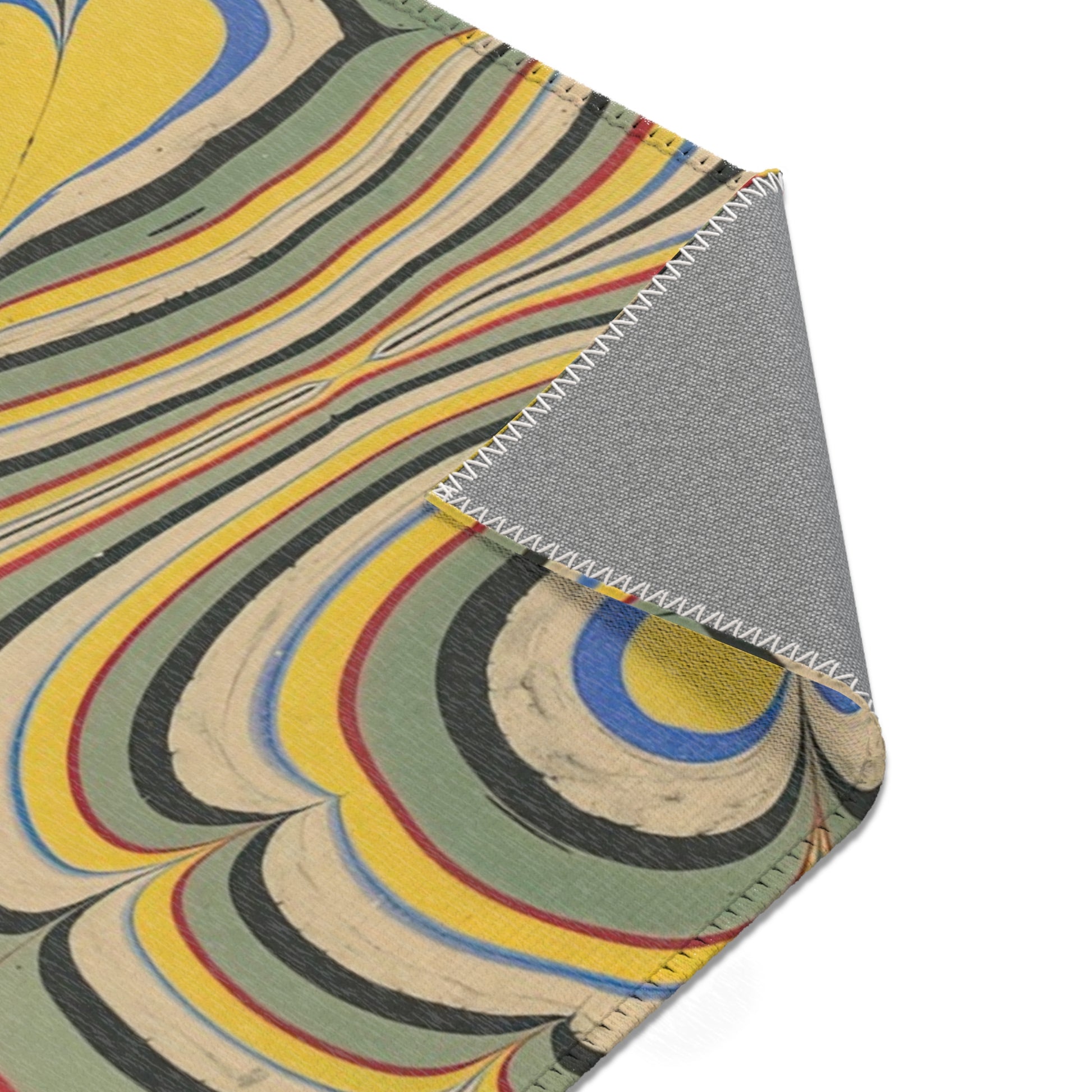 Marmorpapier (1900 - 1921) Rug | Franz Weisse - - 36" × 24" - 