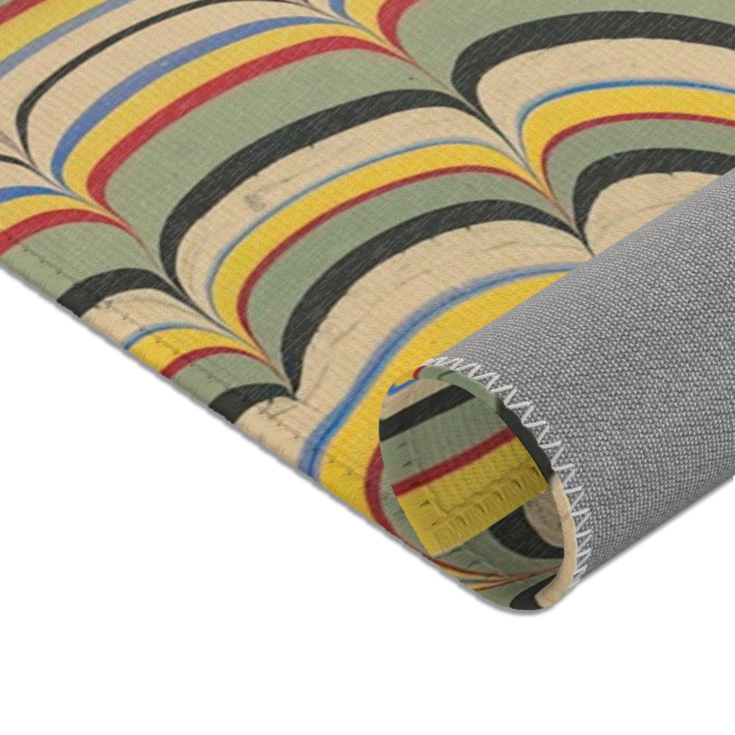 Marmorpapier (1900 - 1921) Rug | Franz Weisse - - 36" × 24" - 