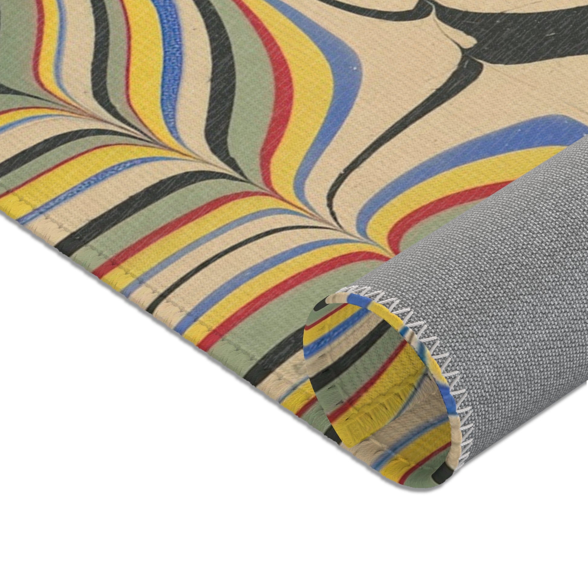 Marmorpapier (1900 - 1921) Rug | Franz Weisse - - 36" × 24" - 