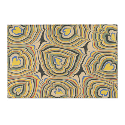Marmorpapier (1900 - 1921) Rug | Franz Weisse - - 36" × 24" - 