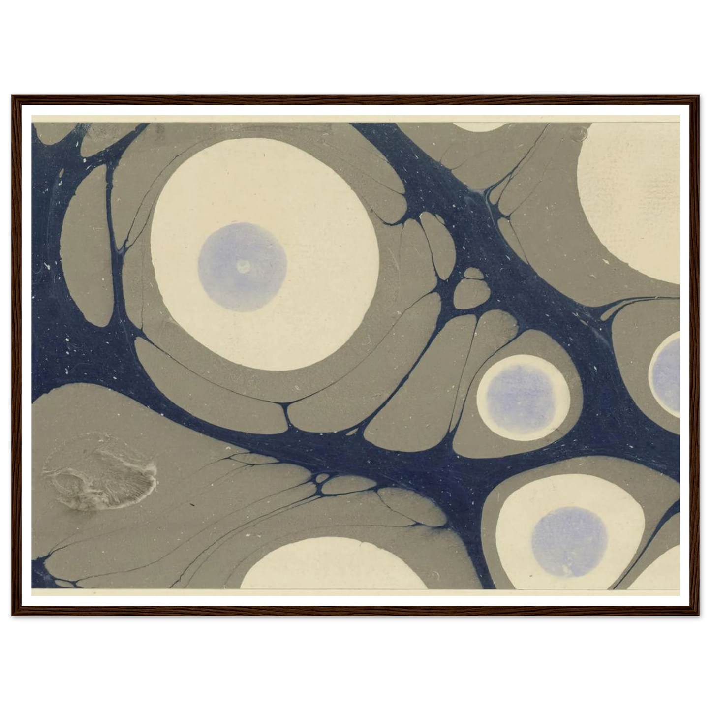 Marmorpapier (1903 - 1907) Art Print | Josef Hoffmann - Framed Poster - 30x40 cm / 12x16″ - Black frame