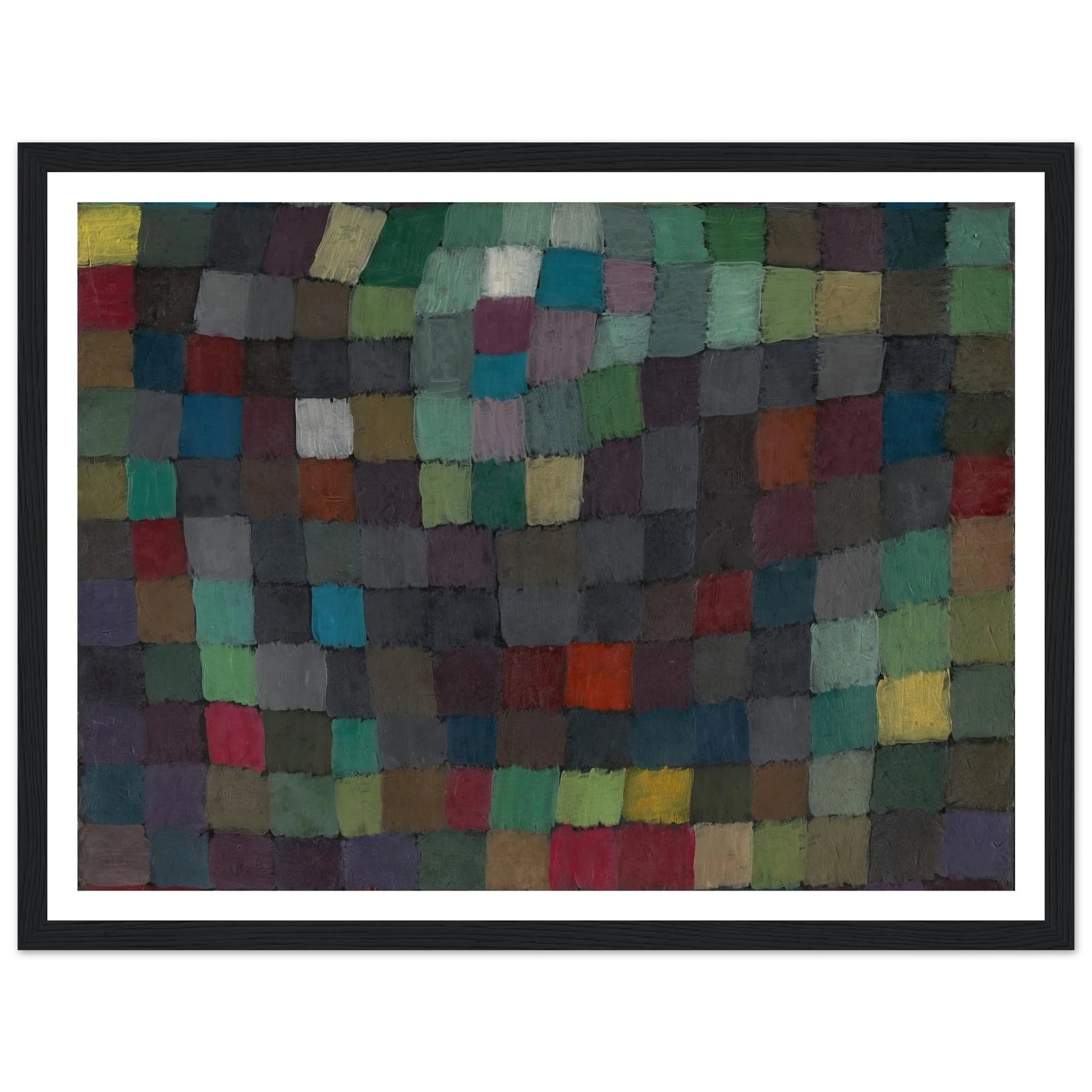 May Picture (1925) Art Print | Paul Klee - Framed Poster - 30x40 cm / 12x16″ - Black frame