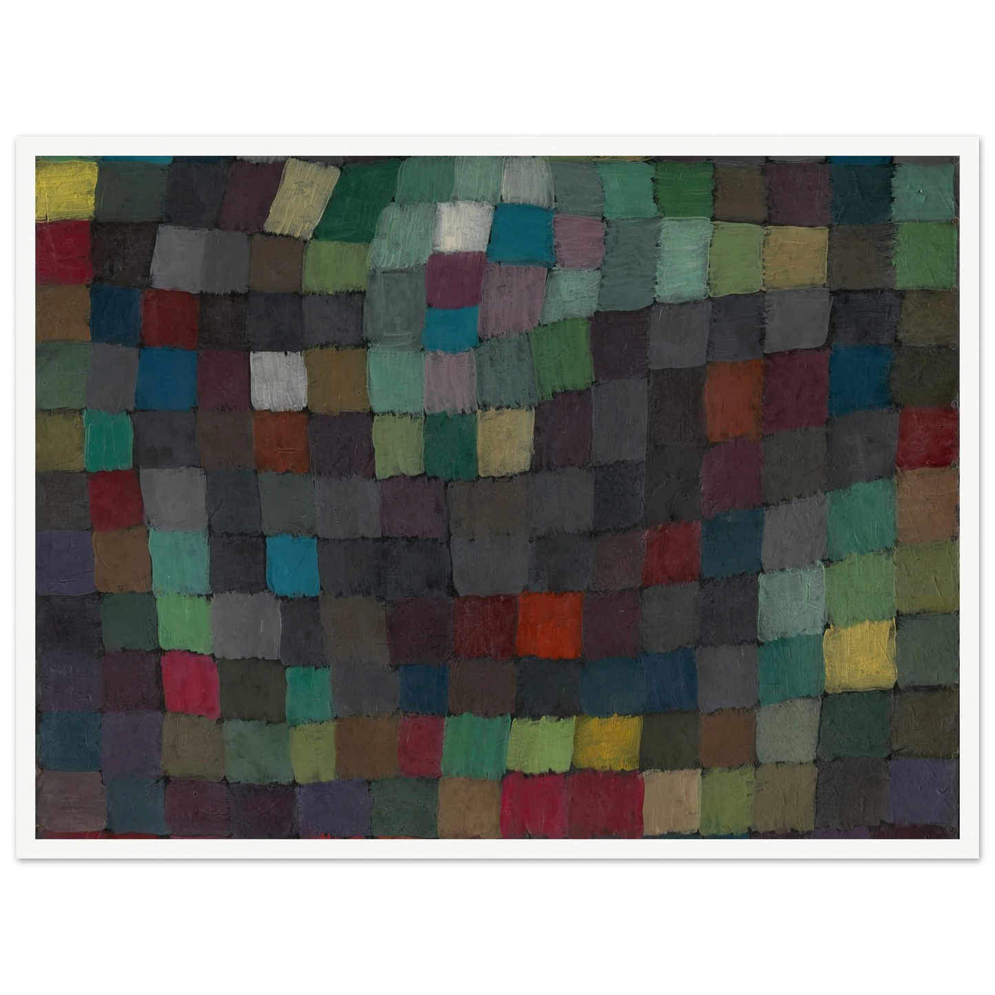 May Picture (1925) Art Print | Paul Klee - Framed Poster - 30x40 cm / 12x16″ - Black frame