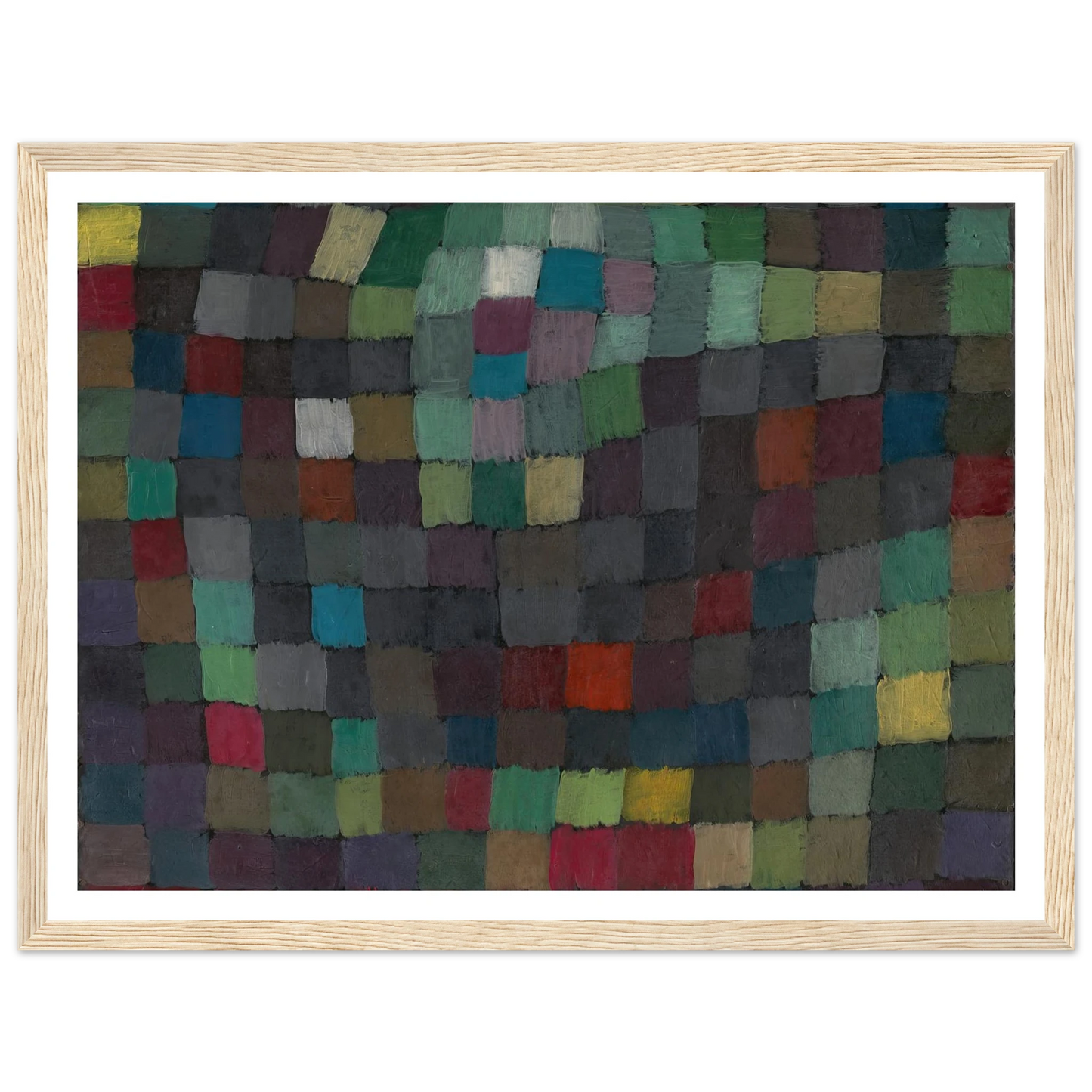 May Picture (1925) Art Print | Paul Klee - Framed Poster - 30x40 cm / 12x16″ - Black frame