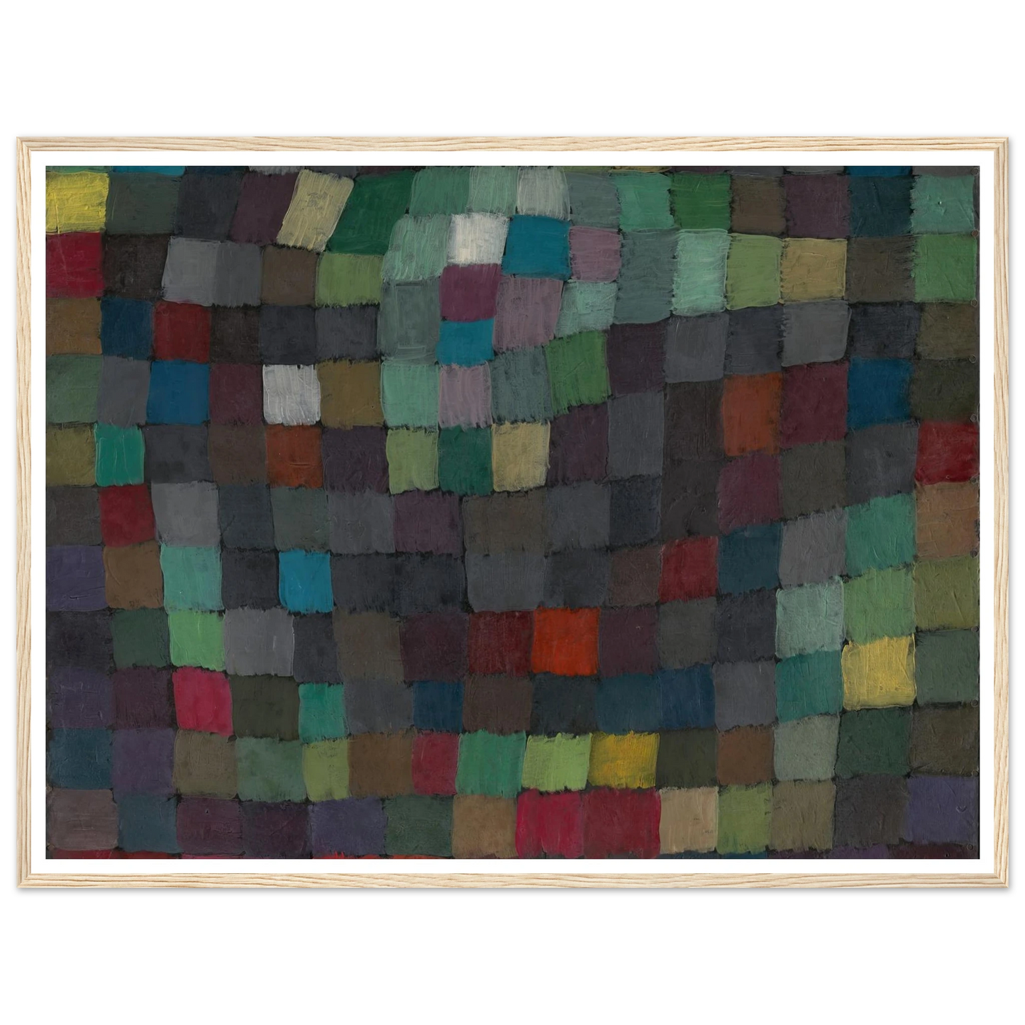 May Picture (1925) Art Print | Paul Klee - Framed Poster - 30x40 cm / 12x16″ - Black frame