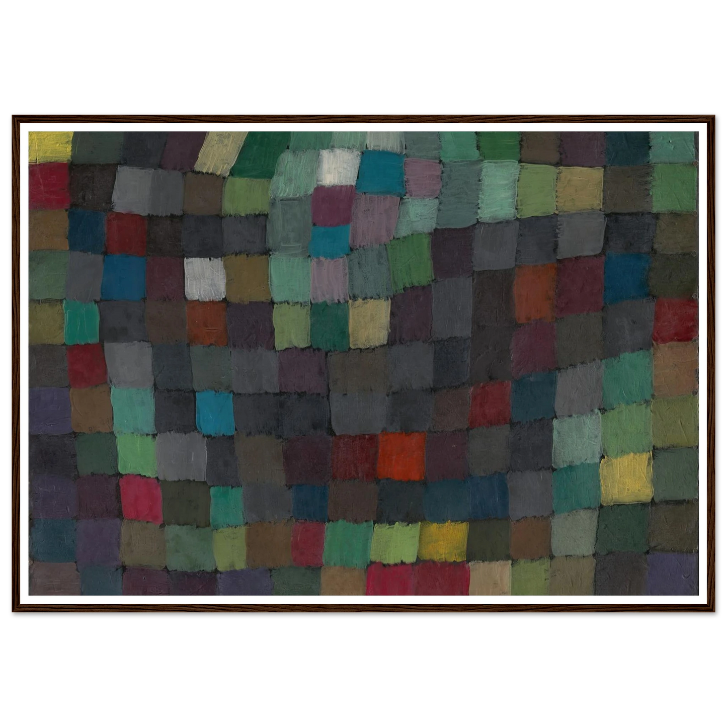 May Picture (1925) Art Print | Paul Klee - Framed Poster - 30x40 cm / 12x16″ - Black frame