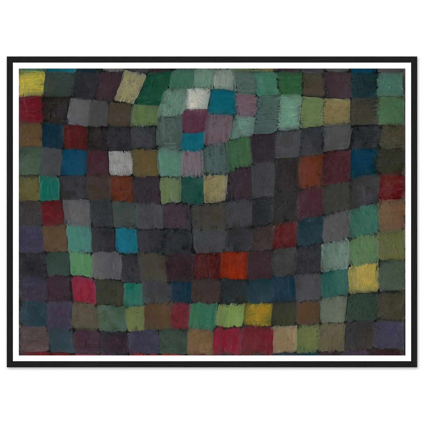 May Picture (1925) Art Print | Paul Klee - Framed Poster - 30x40 cm / 12x16″ - Black frame
