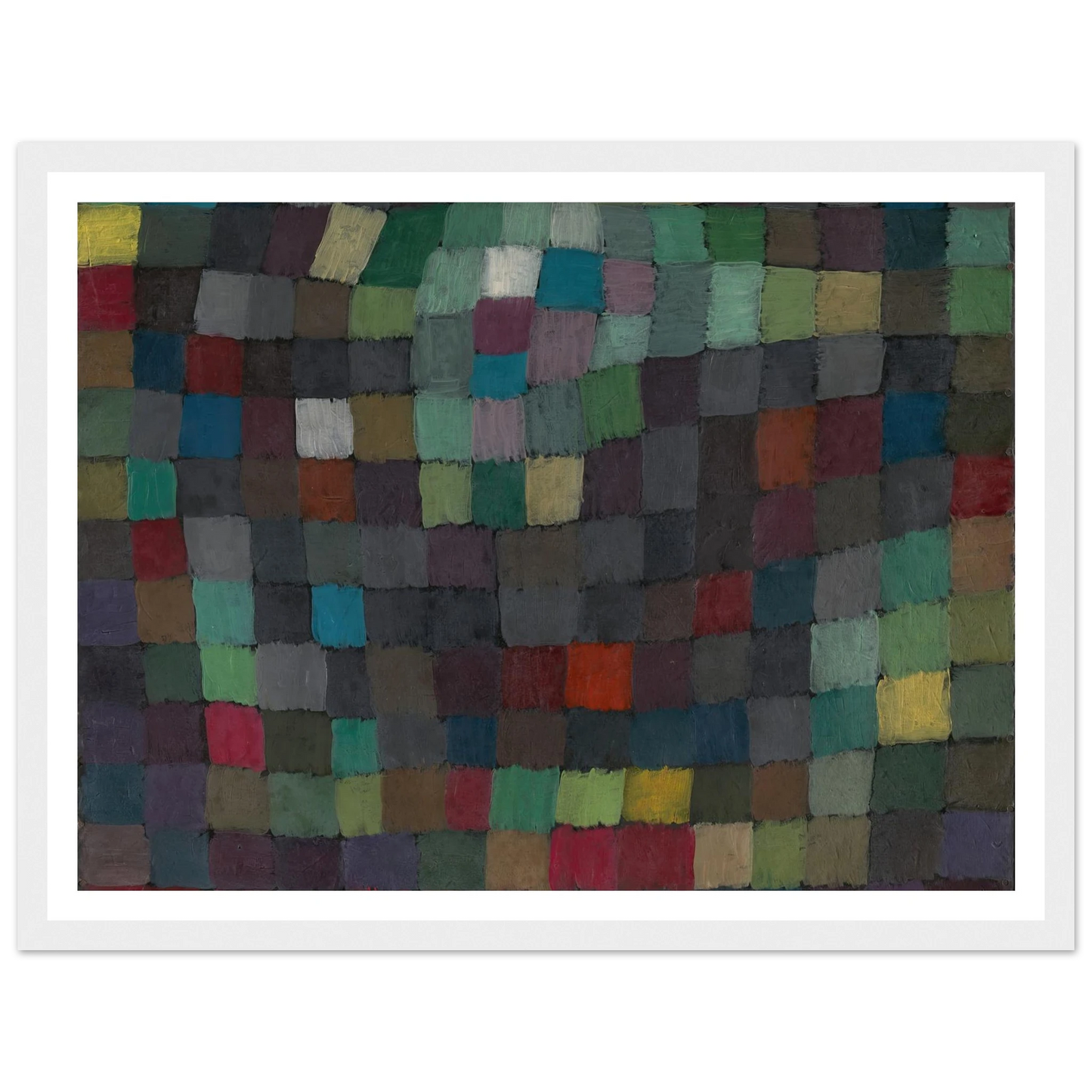 May Picture (1925) Art Print | Paul Klee - Framed Poster - 30x40 cm / 12x16″ - Black frame