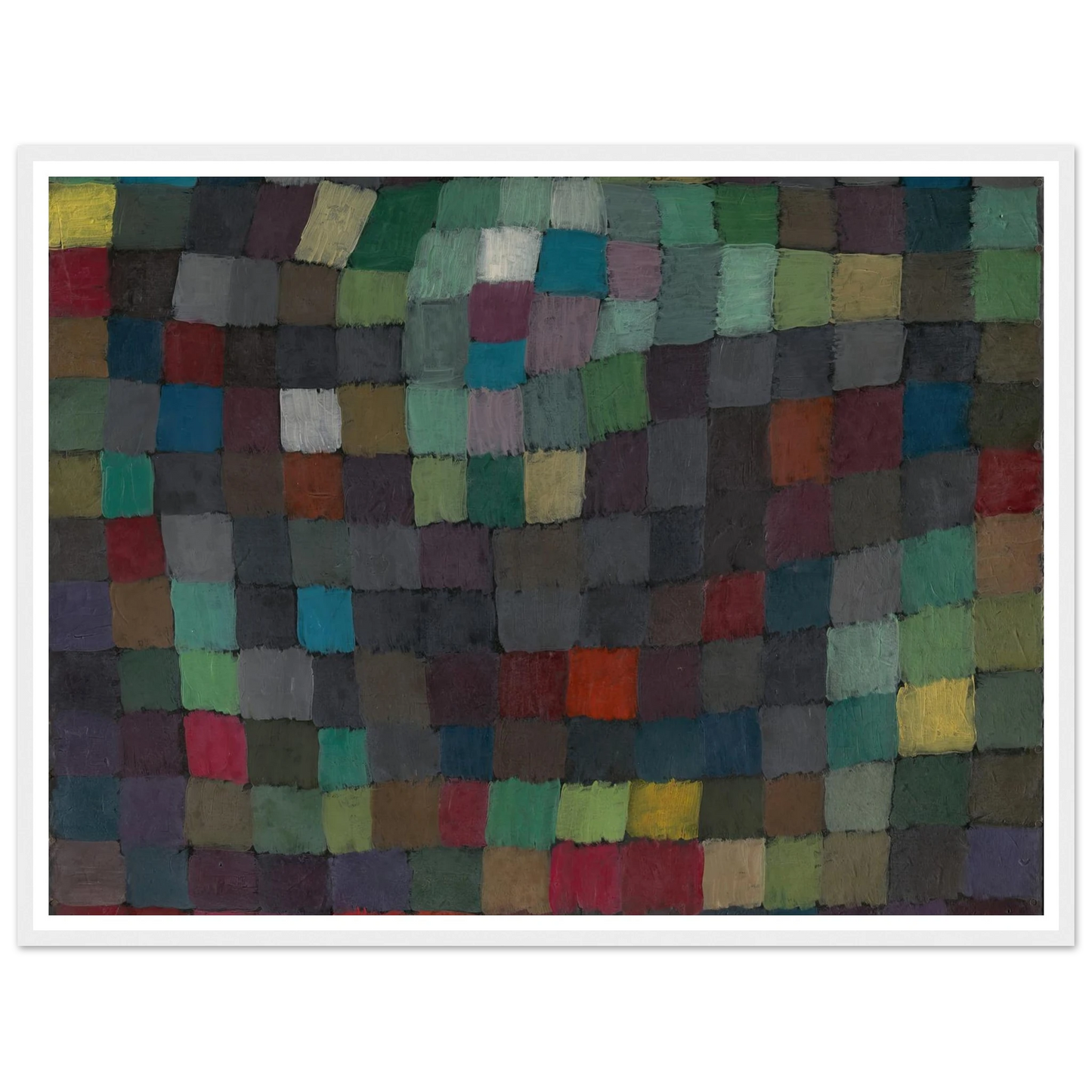 May Picture (1925) Art Print | Paul Klee - Framed Poster - 30x40 cm / 12x16″ - Black frame