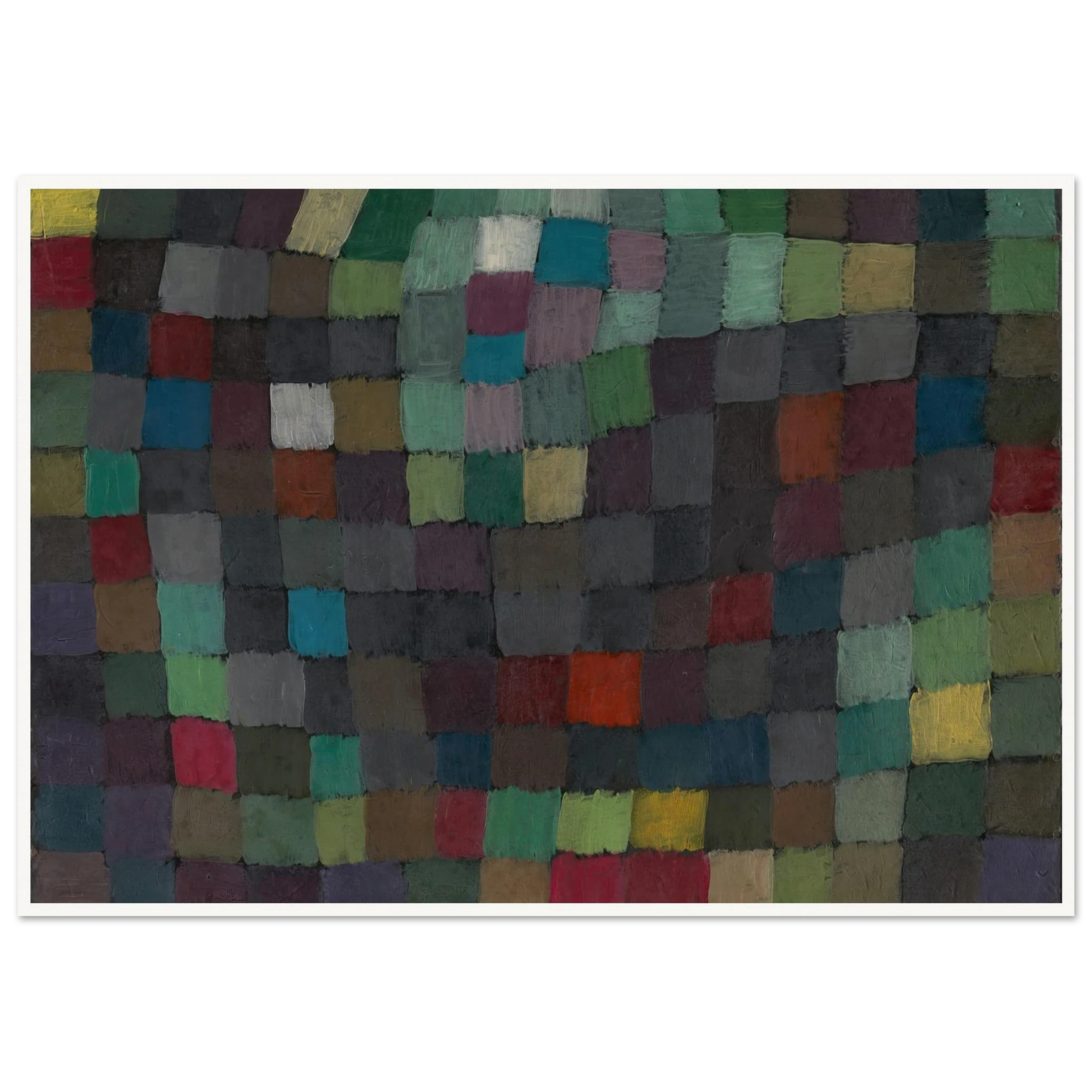 May Picture (1925) Art Print | Paul Klee - Framed Poster - 30x40 cm / 12x16″ - Black frame