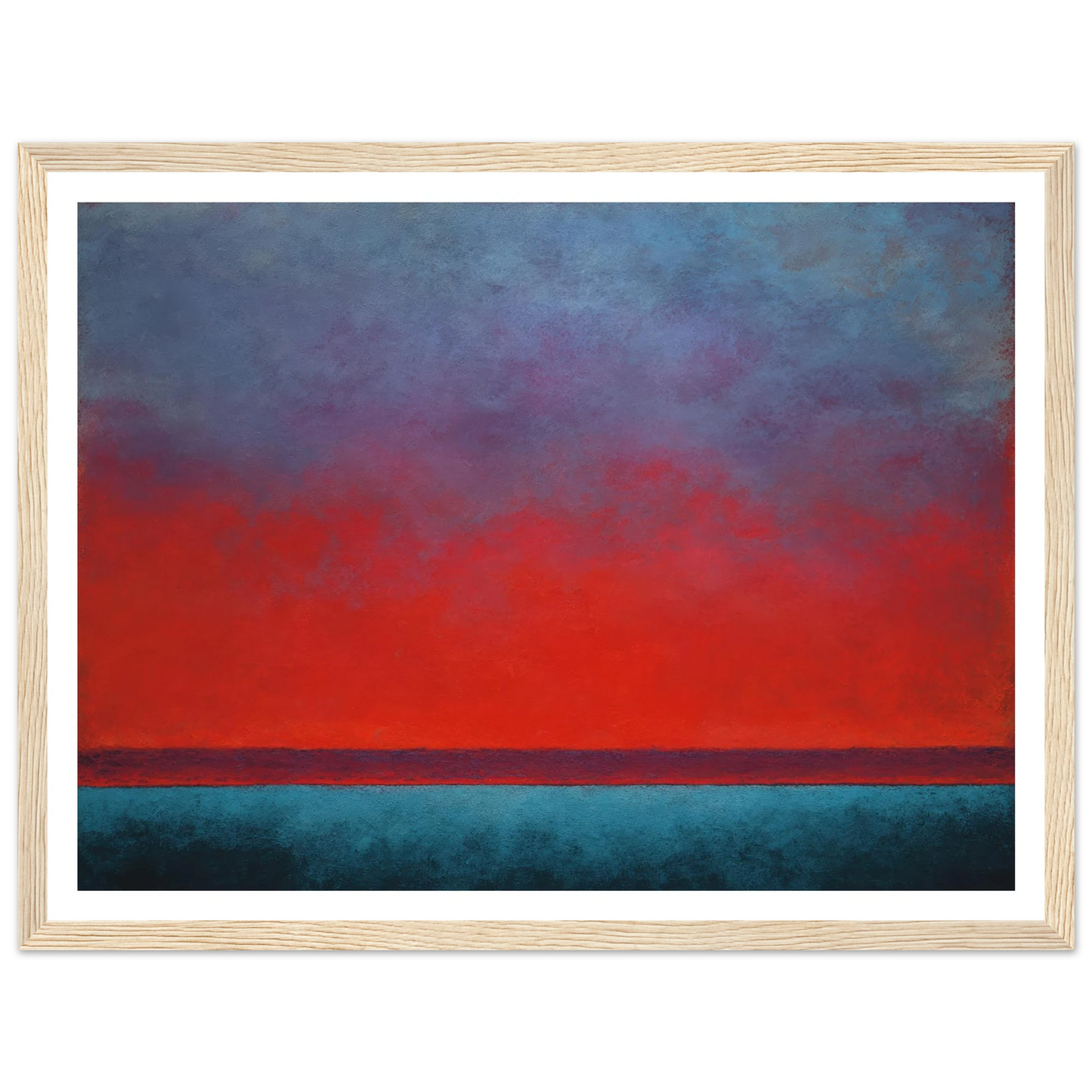 Melting Point Dusk - Framed Poster - 30x40 cm / 12x16″ - Black frame