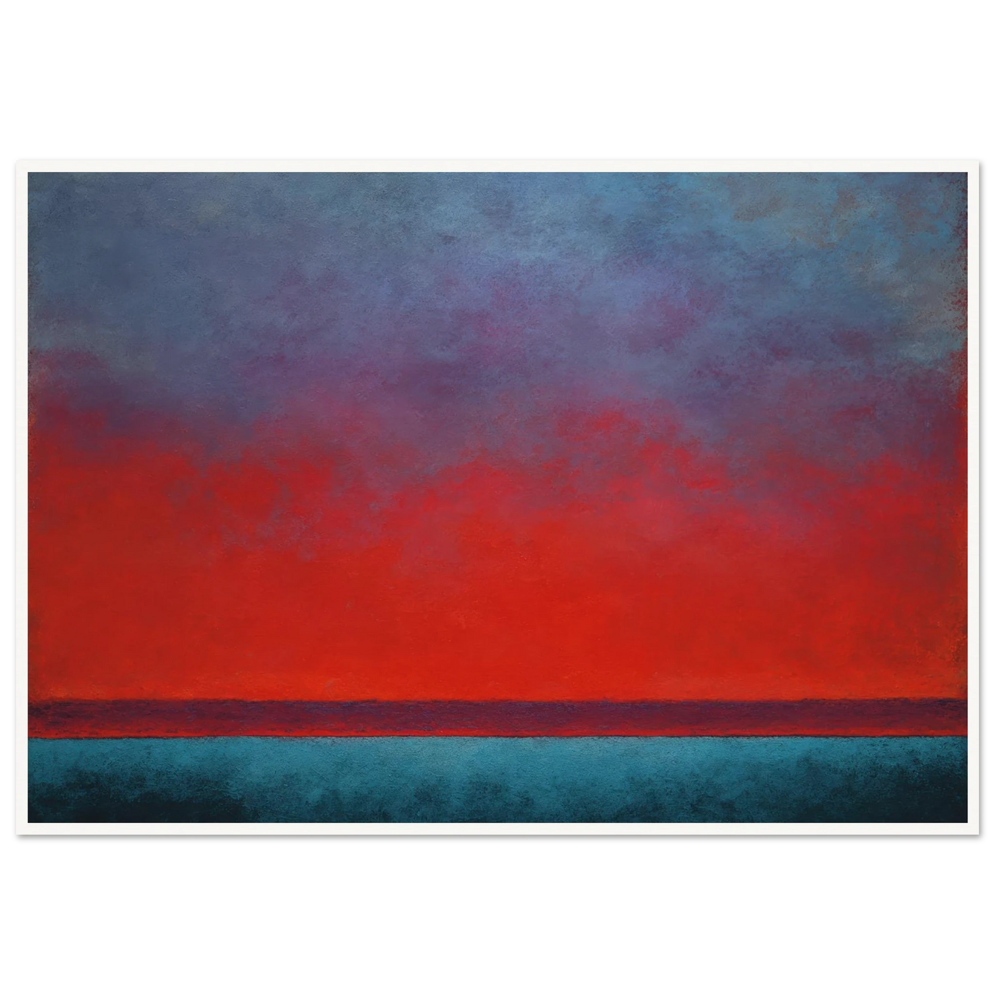 Melting Point Dusk - Framed Poster - 30x40 cm / 12x16″ - Black frame