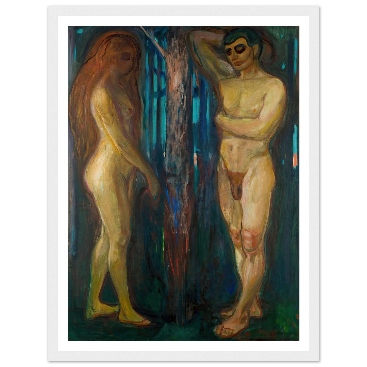 Metabolism (1898–1899) Art Print | Edvard Munch - Framed Poster - 30x40 cm / 12x16″ - Black frame