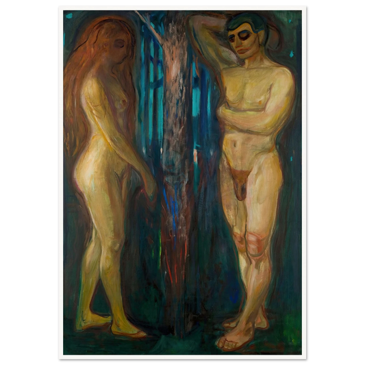 Metabolism (1898–1899) Art Print | Edvard Munch - Framed Poster - 30x40 cm / 12x16″ - Black frame