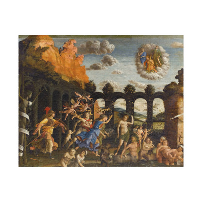 Minerva hunting the Vices in the gardens of Virture Puzzle | Andrea Mantegna - - 252 pcs (Horizontal) - 