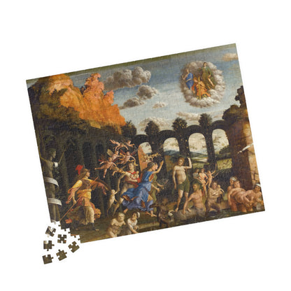 Minerva hunting the Vices in the gardens of Virture Puzzle | Andrea Mantegna - - 252 pcs (Horizontal) - 