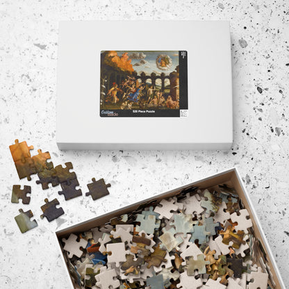 Minerva hunting the Vices in the gardens of Virture Puzzle | Andrea Mantegna - - 252 pcs (Horizontal) - 