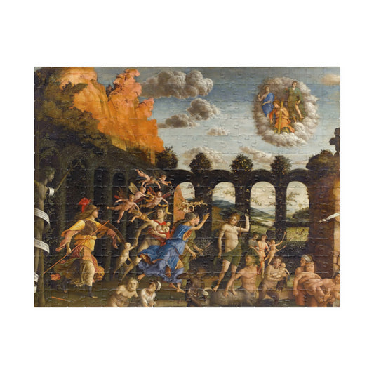 Minerva hunting the Vices in the gardens of Virture Puzzle | Andrea Mantegna - - 252 pcs (Horizontal) - 