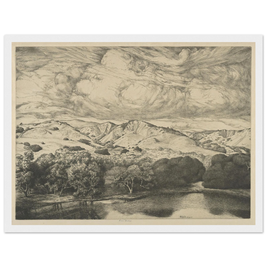 Mirror of the Goddess (1920) Art Print | Ernest Haskell - Framed Poster - 30x40 cm / 12x16″ - Black frame