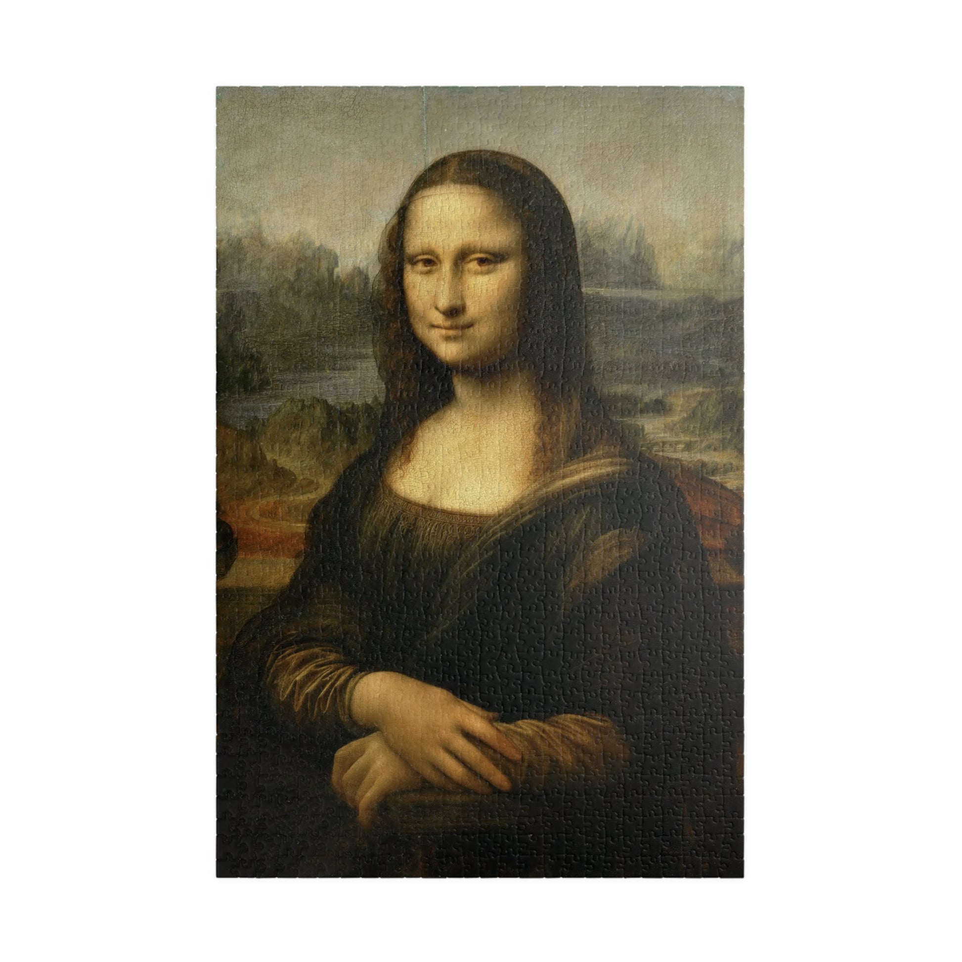 Mona Lisa Puzzle | Leonardo da Vinci - - 1014 pcs (Vertical) - 