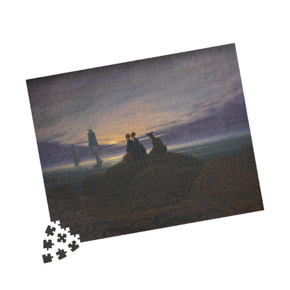 Mondaufgang am Meer Puzzle | Caspar David Friedrich - - 252 pcs (Horizontal) - 