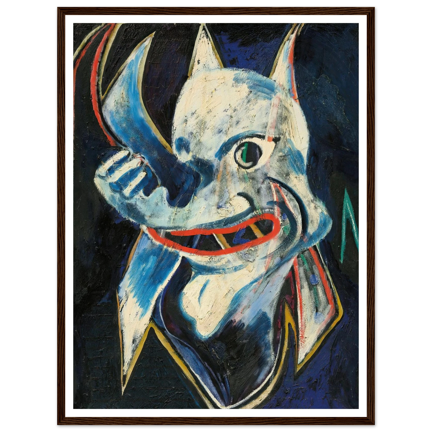 Monstre (1946) Art Print | Francis Picabia - Framed Poster - 30x40 cm / 12x16″ - Black frame