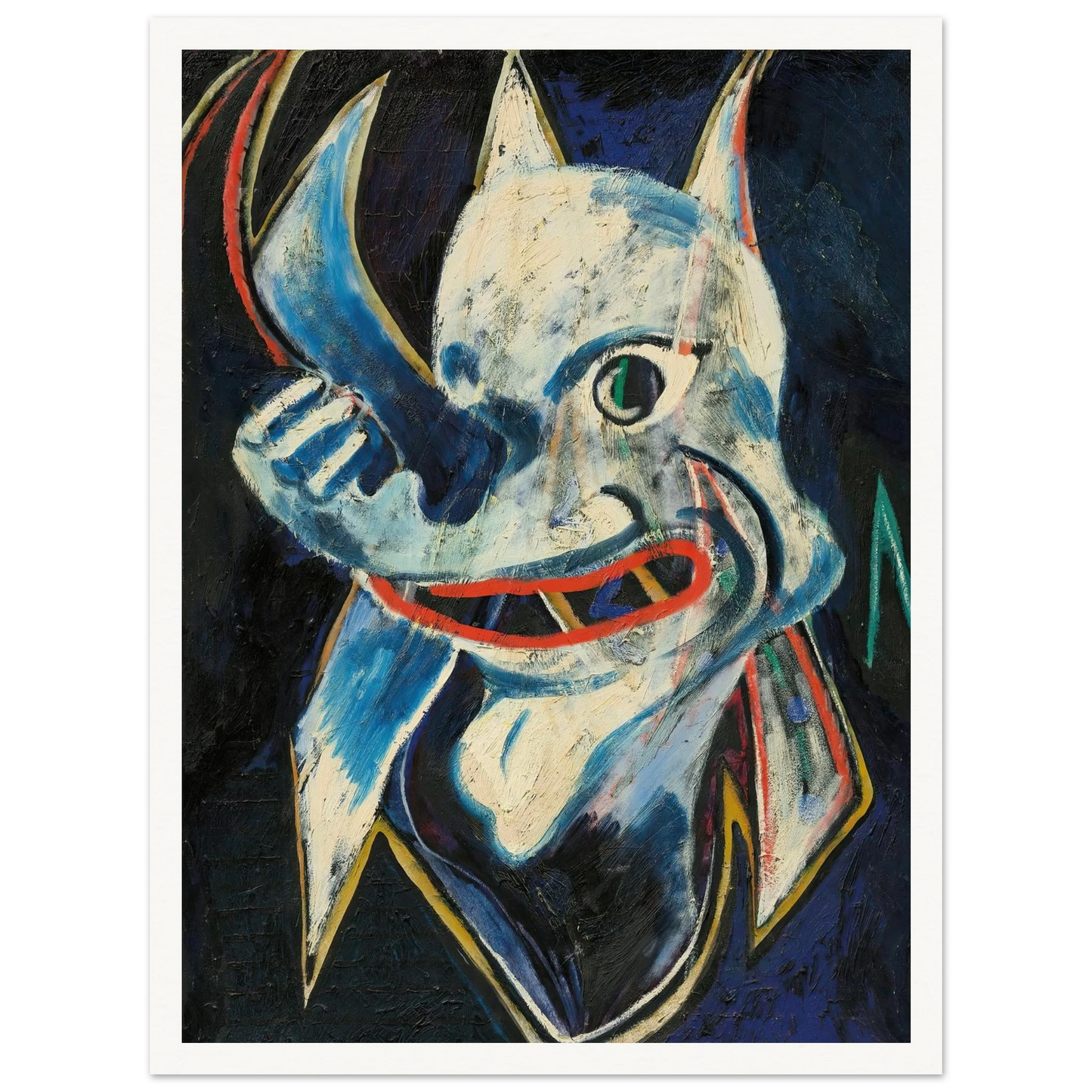 Monstre (1946) Art Print | Francis Picabia - Framed Poster - 30x40 cm / 12x16″ - Black frame