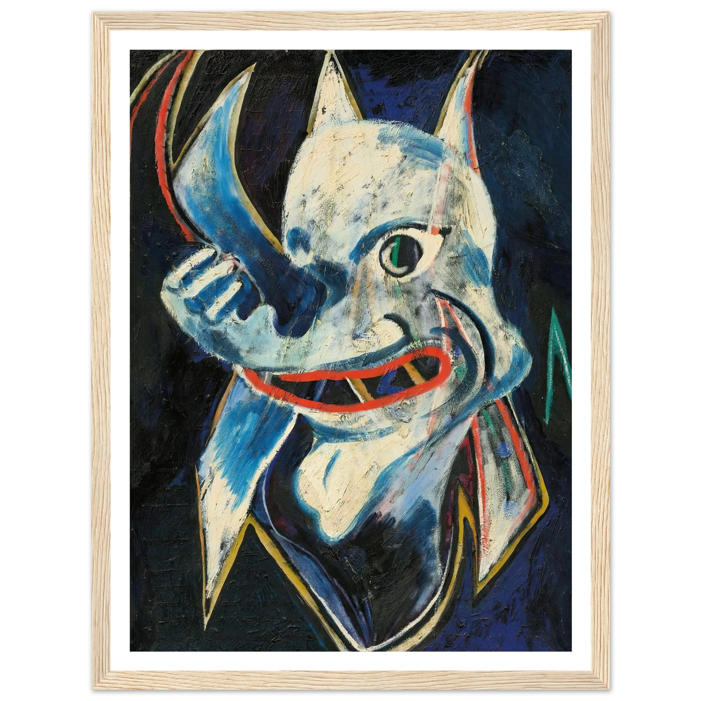 Monstre (1946) Art Print | Francis Picabia - Framed Poster - 30x40 cm / 12x16″ - Black frame