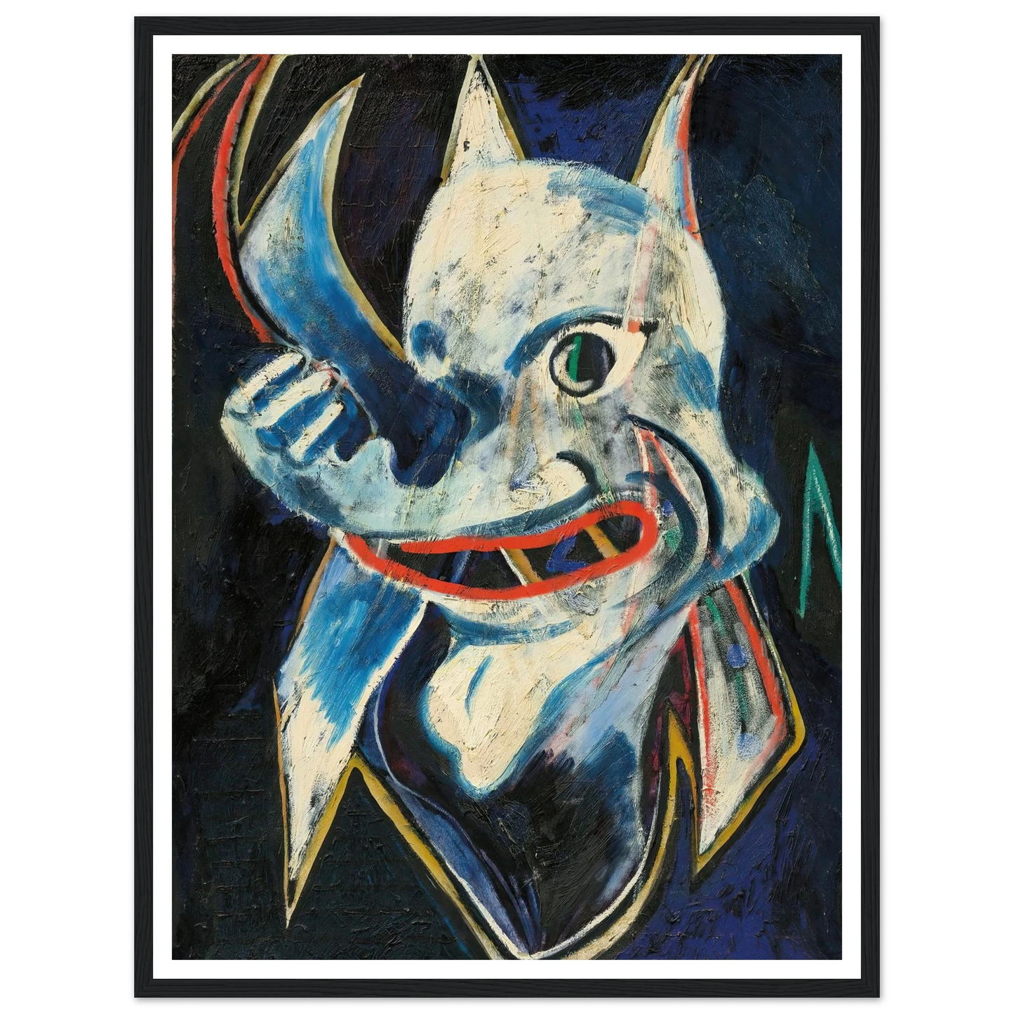 Monstre (1946) Art Print | Francis Picabia - Framed Poster - 30x40 cm / 12x16″ - Black frame