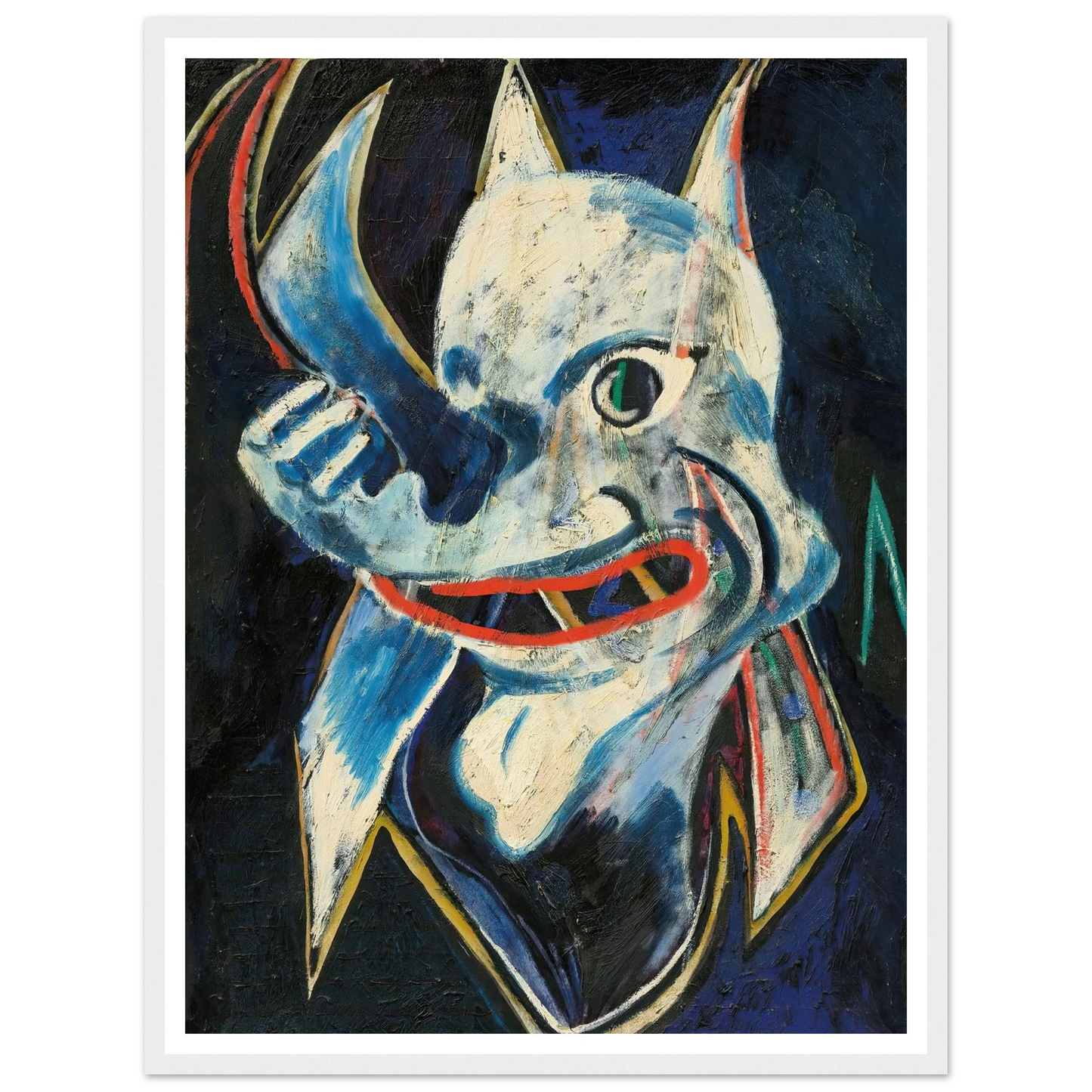 Monstre (1946) Art Print | Francis Picabia - Framed Poster - 30x40 cm / 12x16″ - Black frame