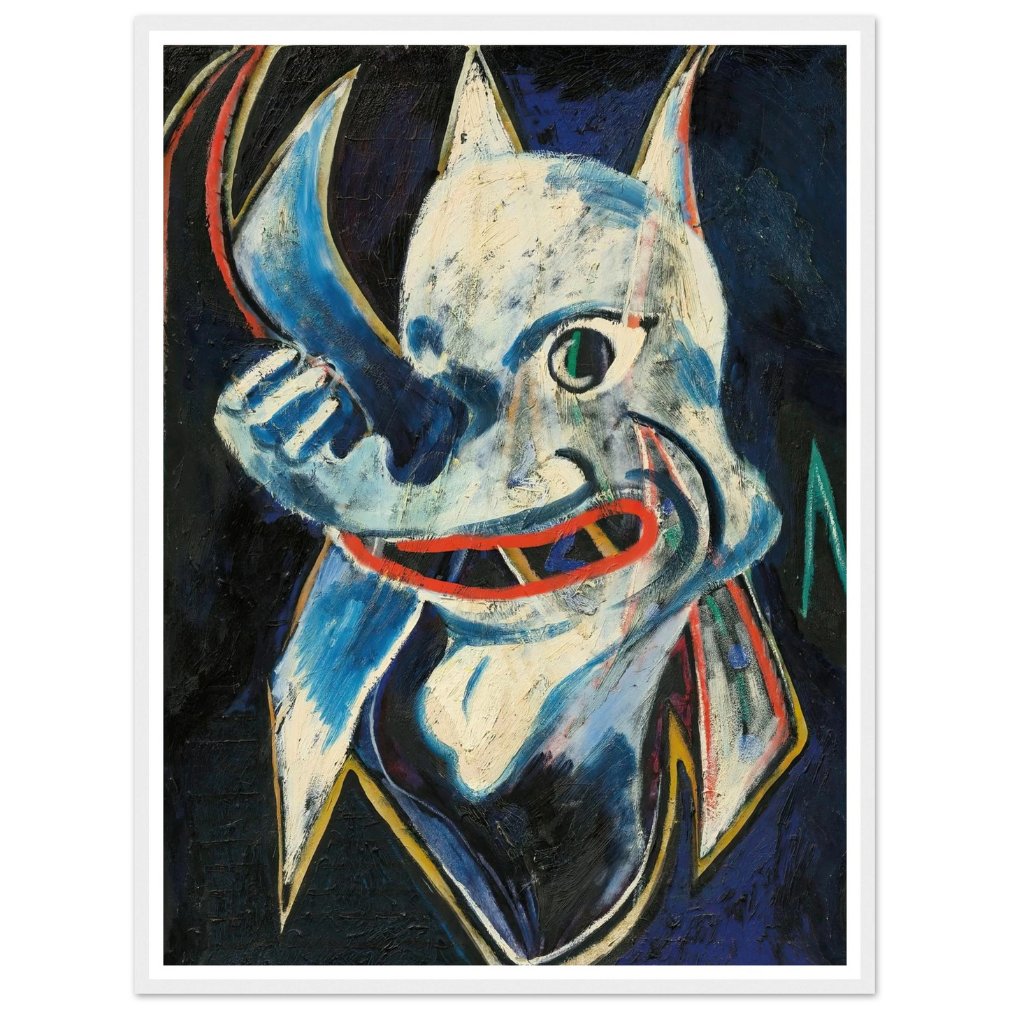 Monstre (1946) Art Print | Francis Picabia - Framed Poster - 30x40 cm / 12x16″ - Black frame