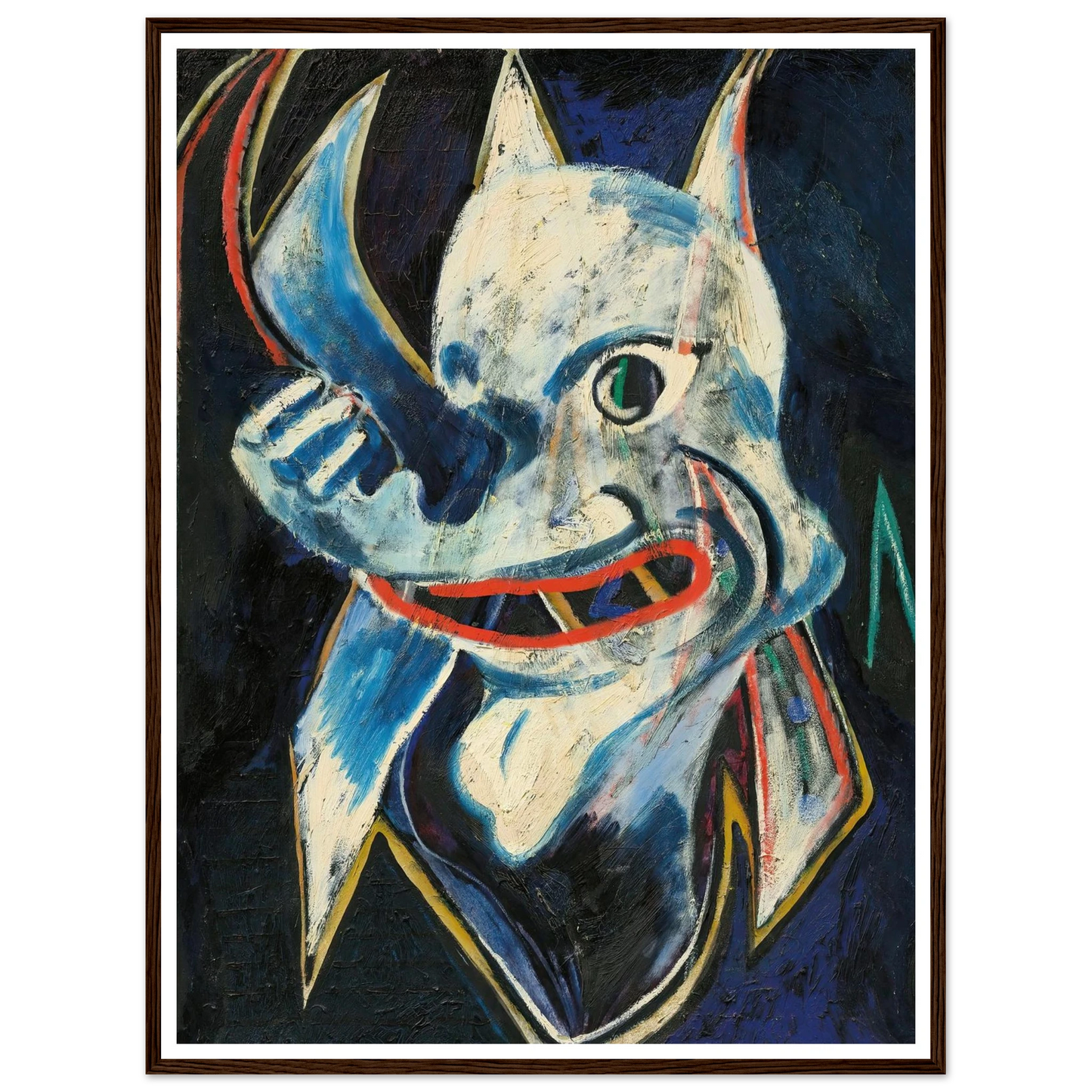 Monstre (1946) Art Print | Francis Picabia - Framed Poster - 30x40 cm / 12x16″ - Black frame