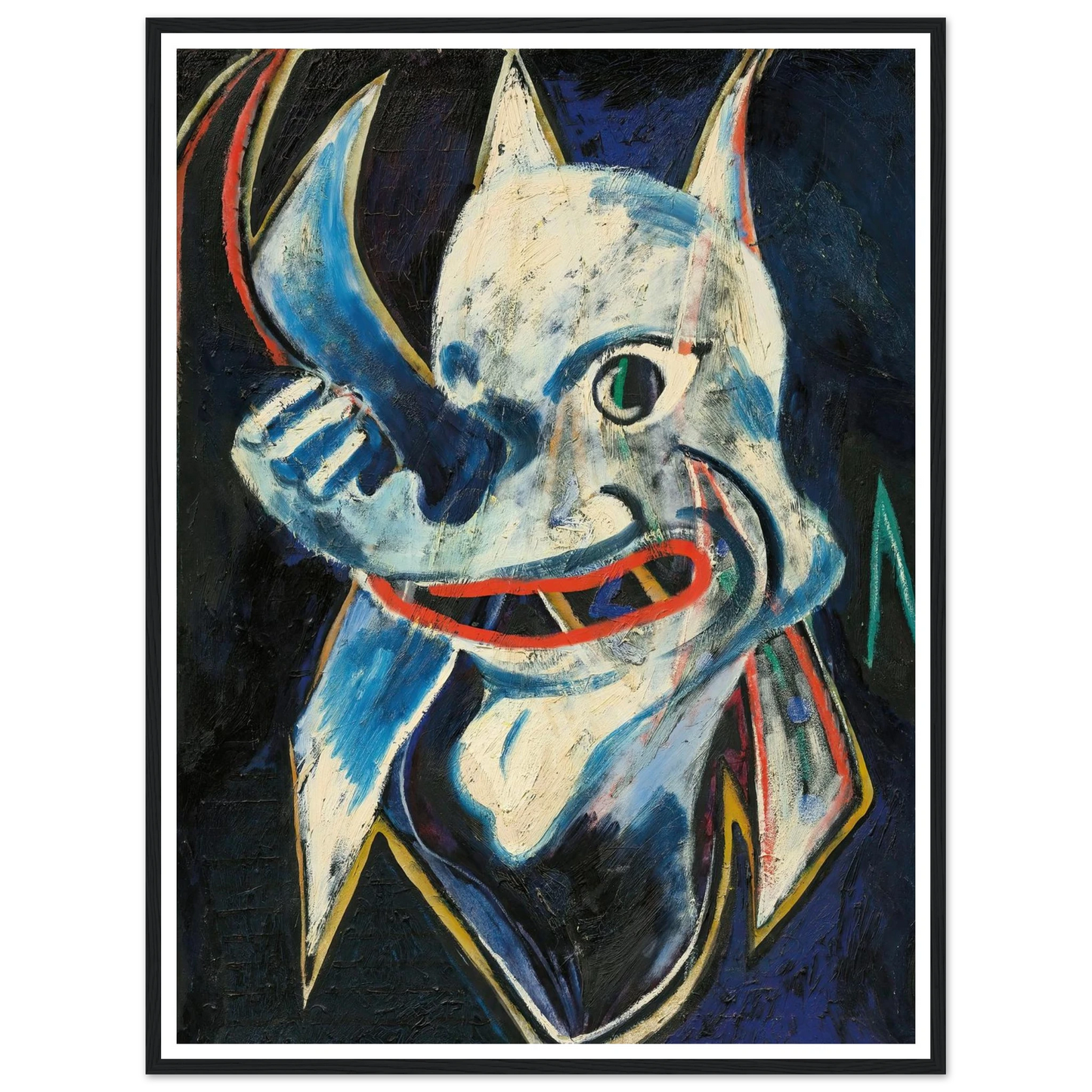 Monstre (1946) Art Print | Francis Picabia - Framed Poster - 30x40 cm / 12x16″ - Black frame