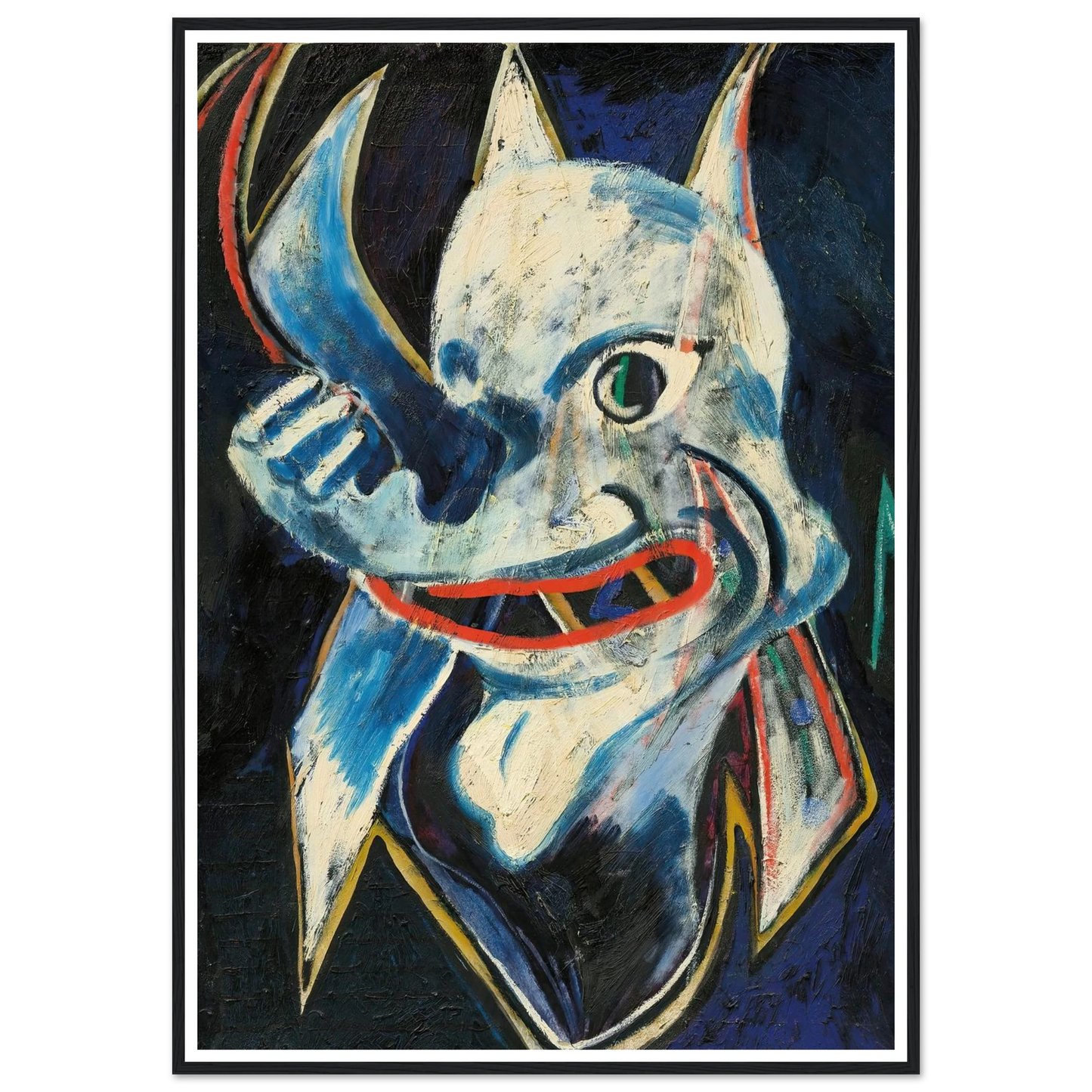 Monstre (1946) Art Print | Francis Picabia - Framed Poster - 30x40 cm / 12x16″ - Black frame