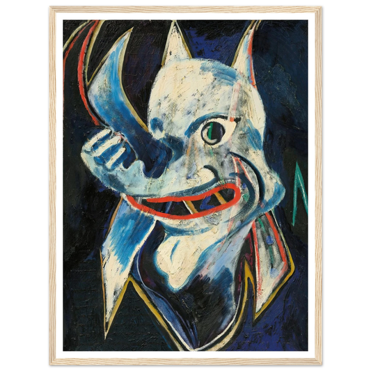 Monstre (1946) Art Print | Francis Picabia - Framed Poster - 30x40 cm / 12x16″ - Black frame