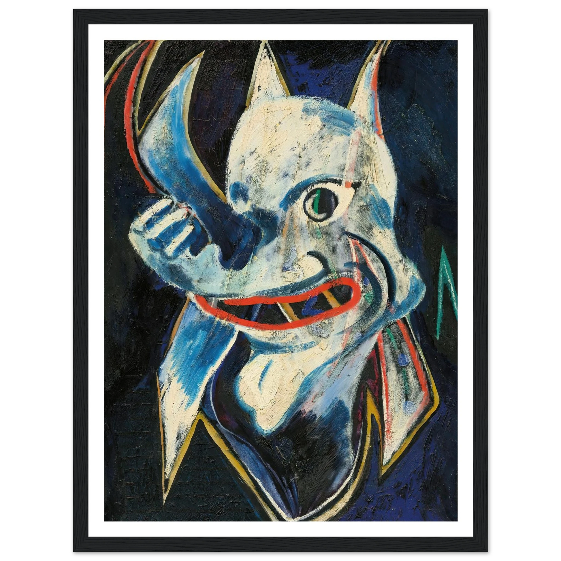 Monstre (1946) Art Print | Francis Picabia - Framed Poster - 30x40 cm / 12x16″ - Black frame
