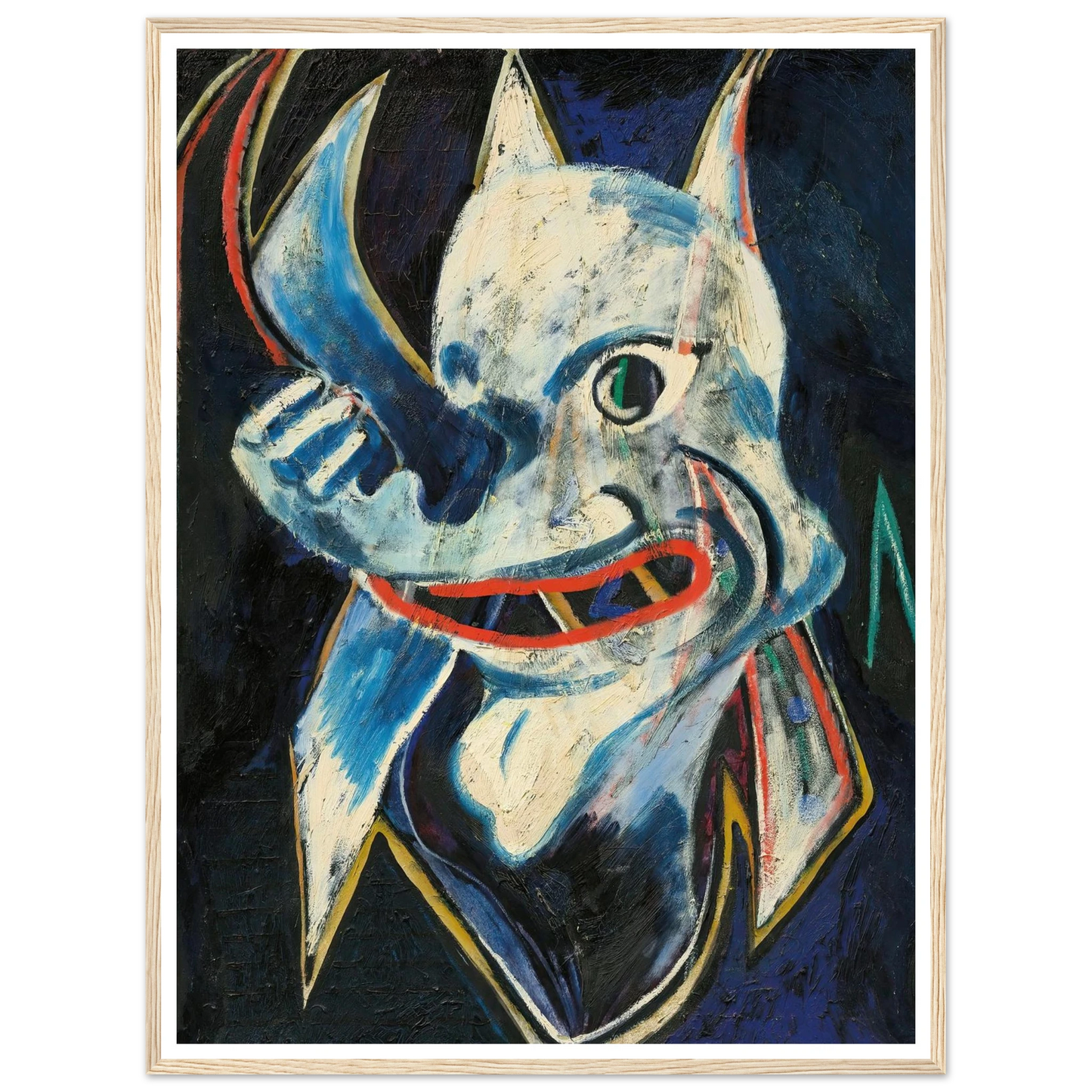 Monstre (1946) Art Print | Francis Picabia - Framed Poster - 30x40 cm / 12x16″ - Black frame