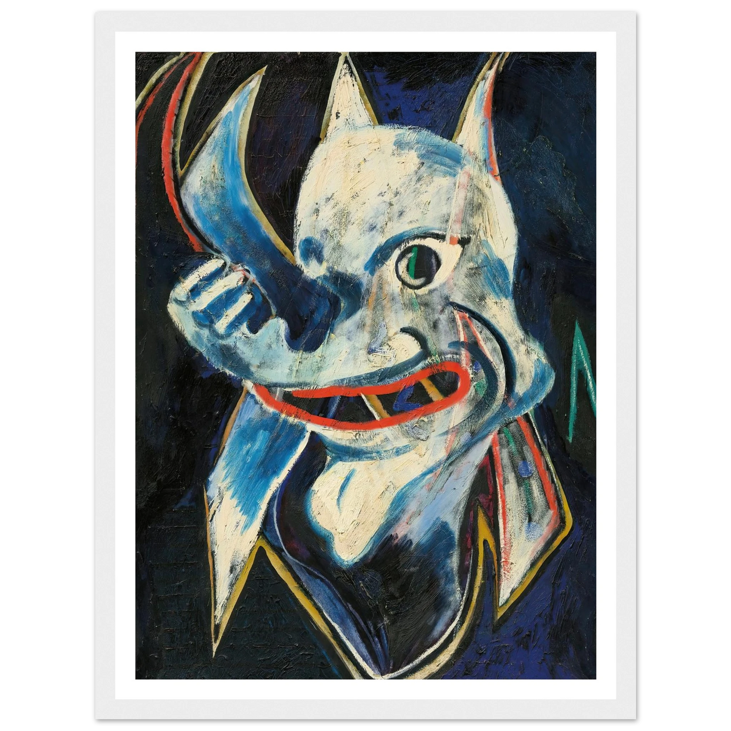 Monstre (1946) Art Print | Francis Picabia - Framed Poster - 30x40 cm / 12x16″ - Black frame