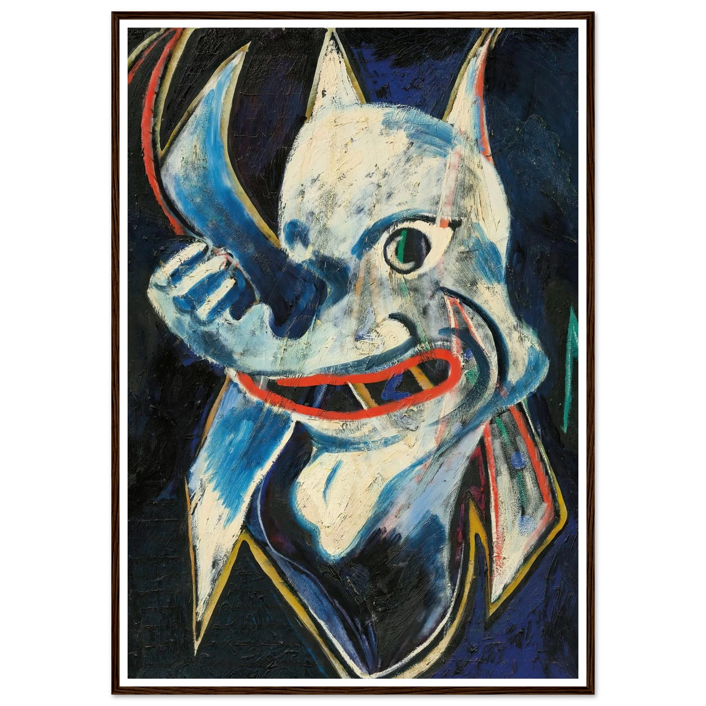 Monstre (1946) Art Print | Francis Picabia - Framed Poster - 30x40 cm / 12x16″ - Black frame