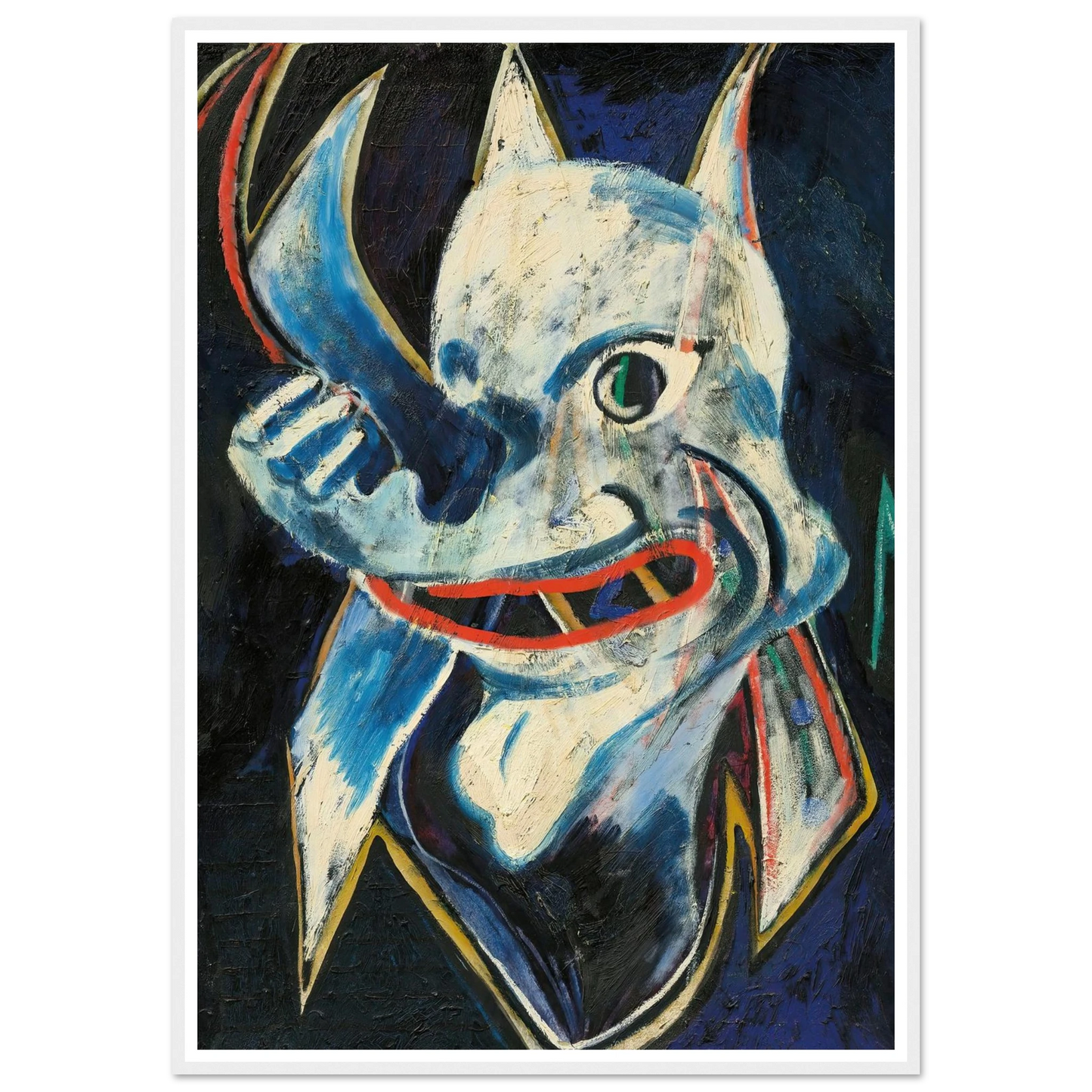 Monstre (1946) Art Print | Francis Picabia - Framed Poster - 30x40 cm / 12x16″ - Black frame