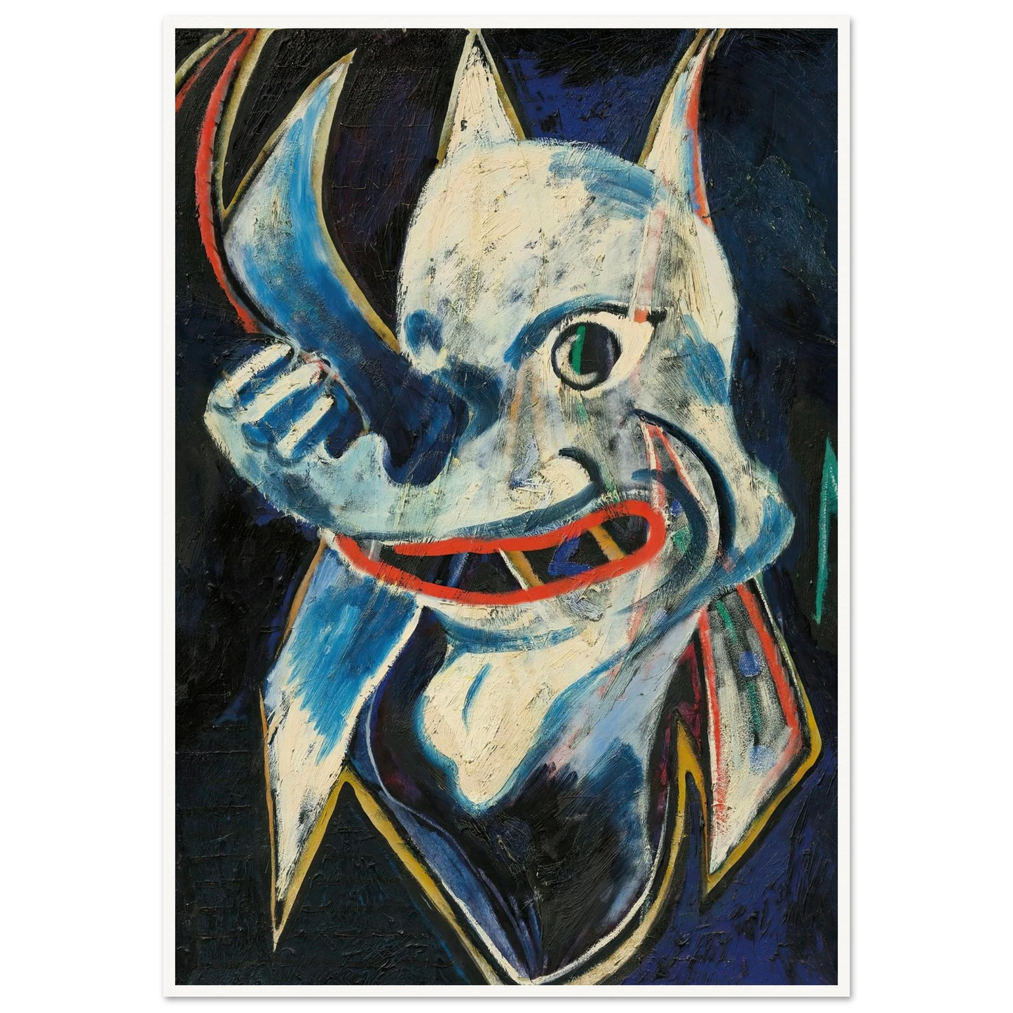 Monstre (1946) Art Print | Francis Picabia - Framed Poster - 30x40 cm / 12x16″ - Black frame