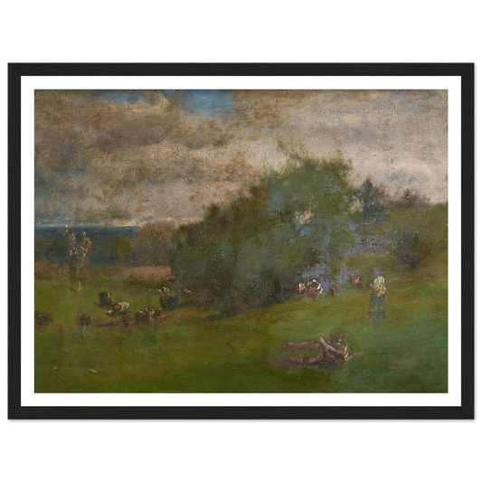 Montclair (1881) Art Print | George Inness - Framed Poster - 30x40 cm / 12x16″ - Black frame