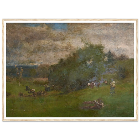 Montclair (1881) Art Print | George Inness - Framed Poster - 30x40 cm / 12x16″ - Black frame