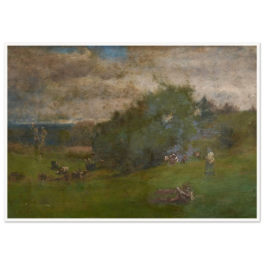 Montclair (1881) Art Print | George Inness - Framed Poster - 30x40 cm / 12x16″ - Black frame