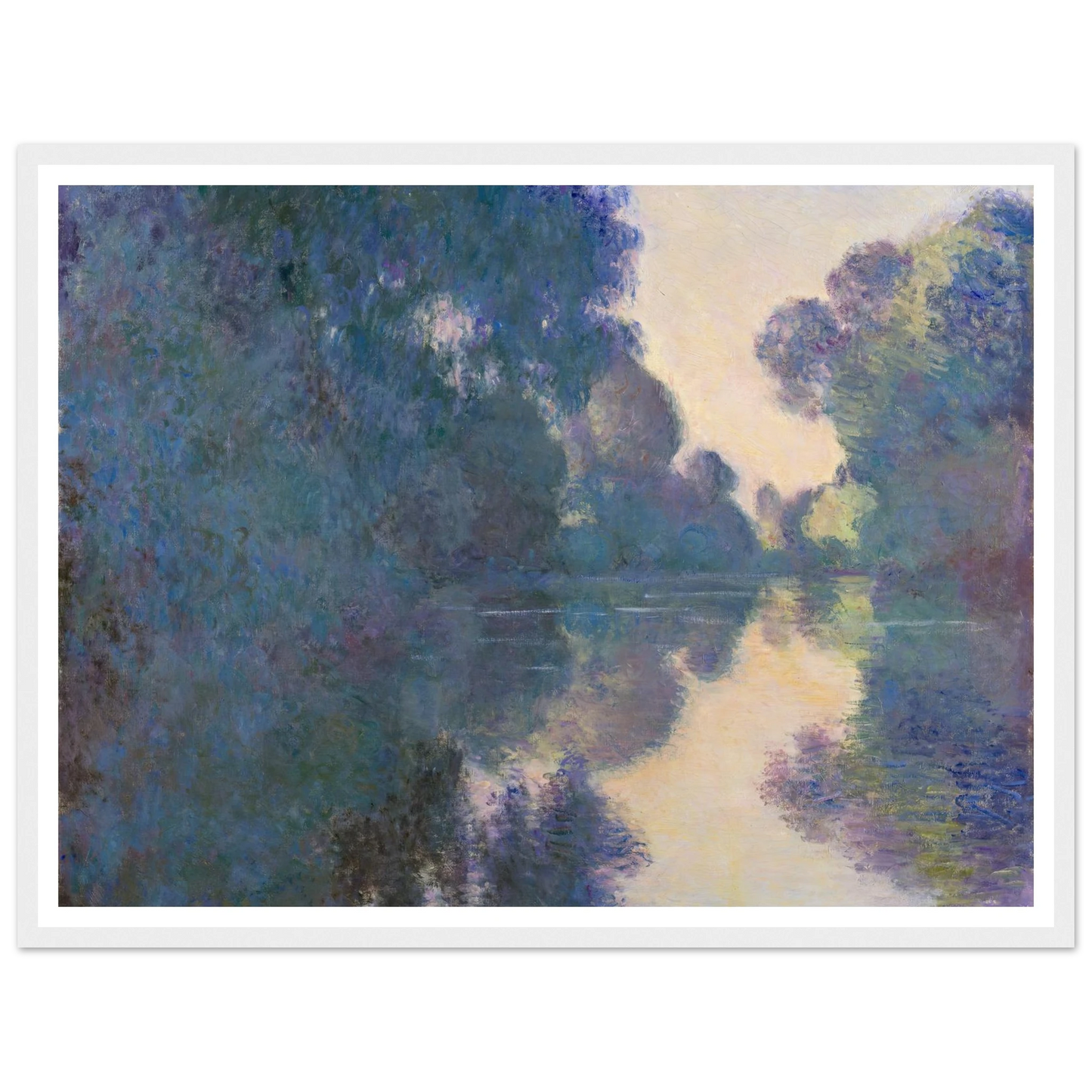 Morning on the Seine near Giverny (1897) Art Print | Claude Monet-Quipham Collections
