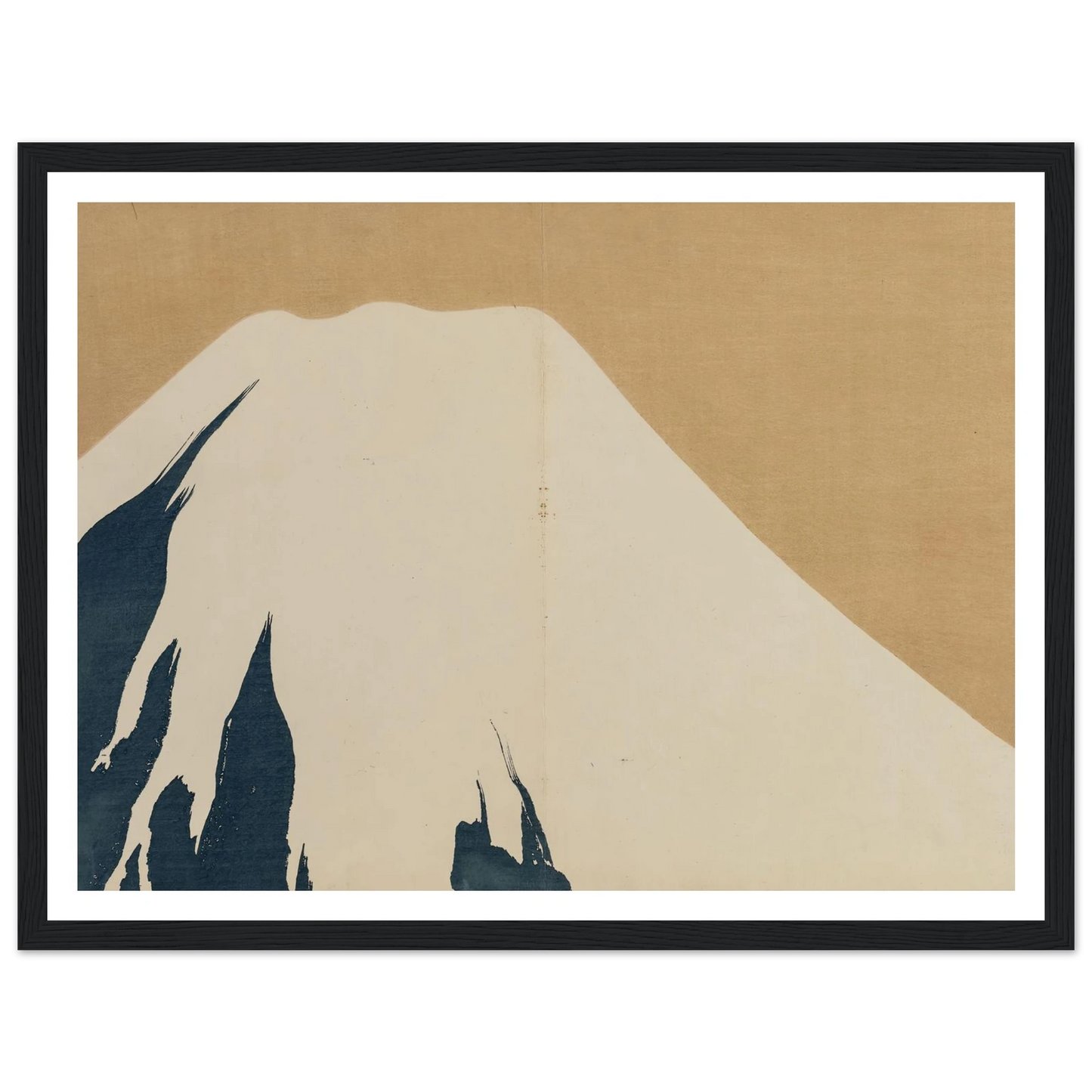 Mount Fuji (Fuji) (1909-1910) Art Print | Kamisaka Sekka - Framed Poster - 30x40 cm / 12x16″ - Black frame