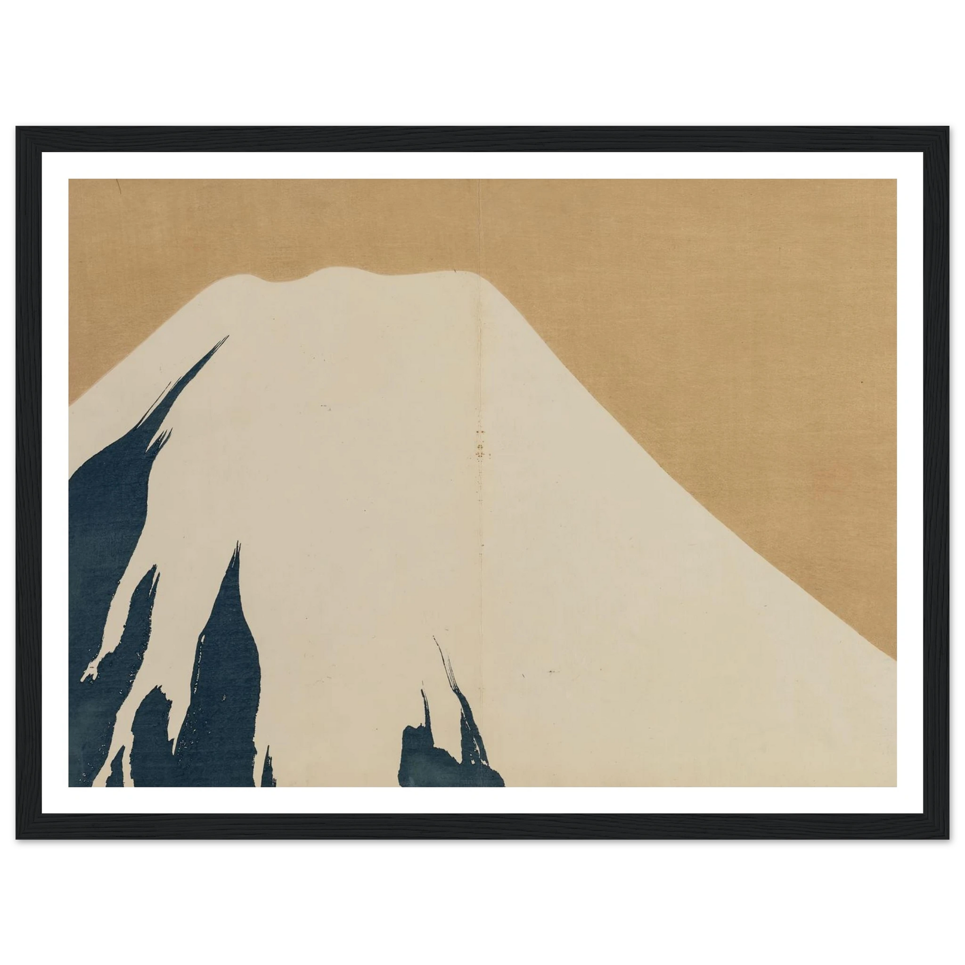 Mount Fuji (Fuji) (1909-1910) Art Print | Kamisaka Sekka - Framed Poster - 30x40 cm / 12x16″ - Black frame