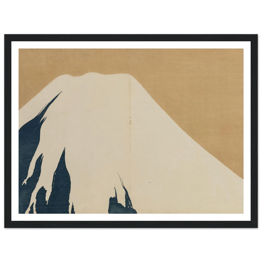Mount Fuji (Fuji) (1909-1910) Art Print | Kamisaka Sekka - Framed Poster - 30x40 cm / 12x16″ - Black frame
